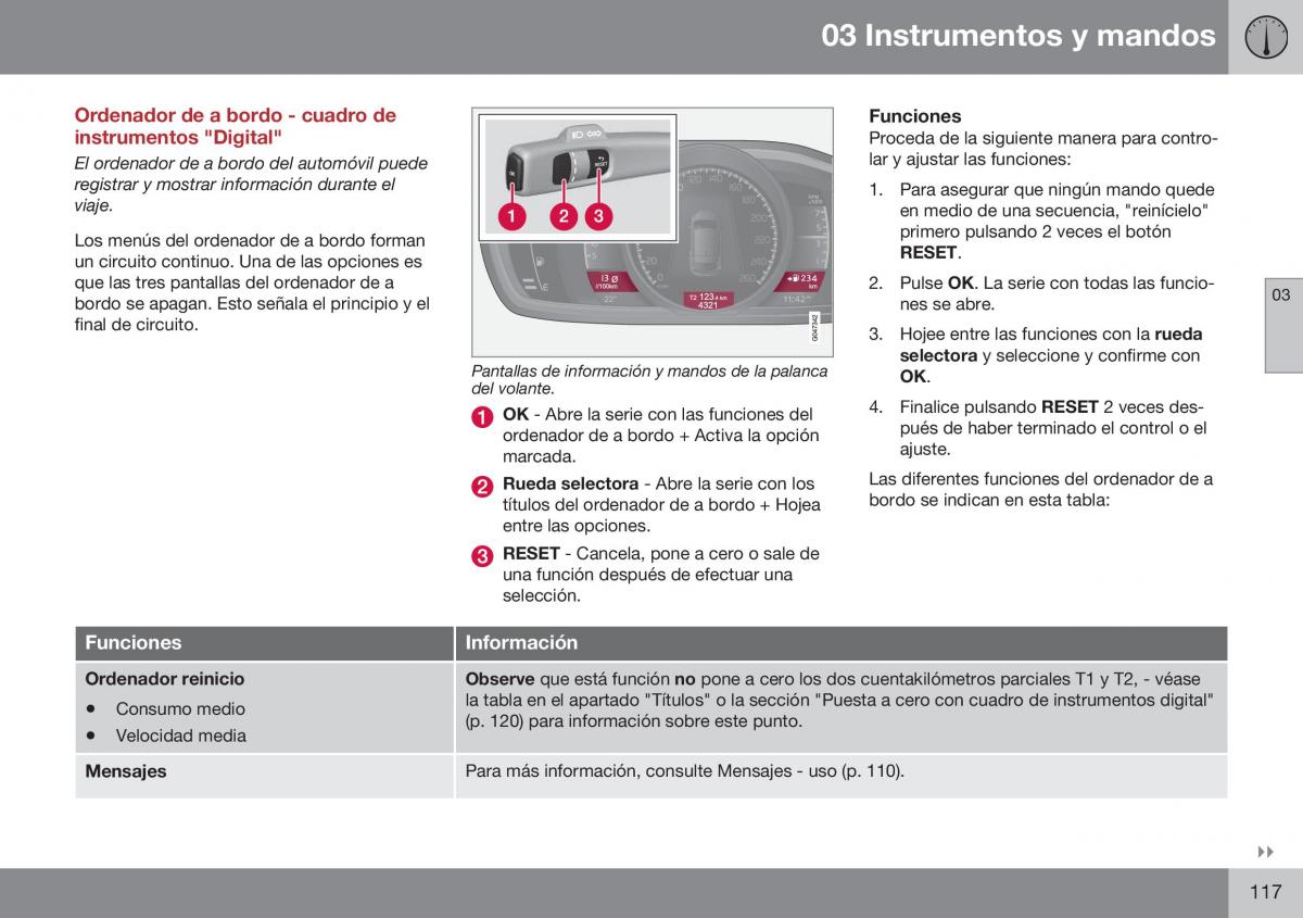 Volvo XC60 I 1 FL manual del propietario / page 119