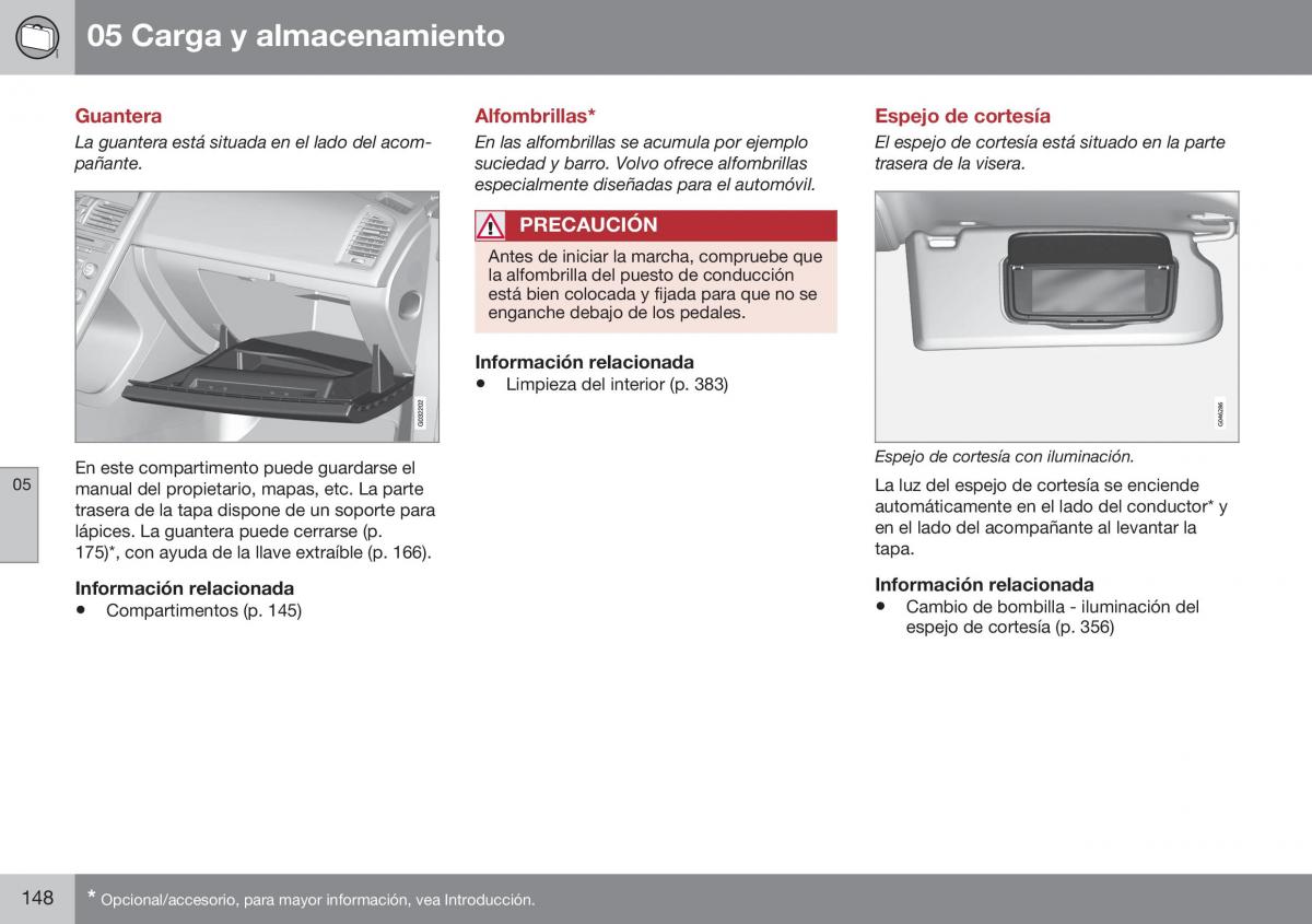 Volvo XC60 I 1 FL manual del propietario / page 150