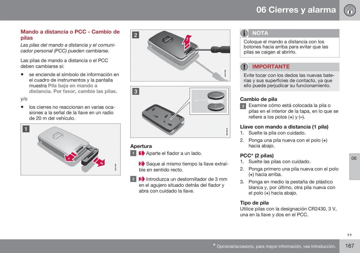 Volvo XC60 I 1 FL manual del propietario / page 169