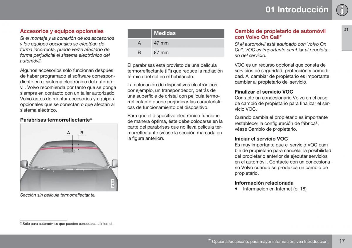 Volvo XC60 I 1 FL manual del propietario / page 19