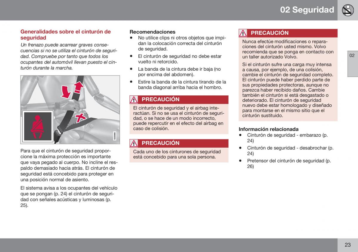 Volvo XC60 I 1 FL manual del propietario / page 25