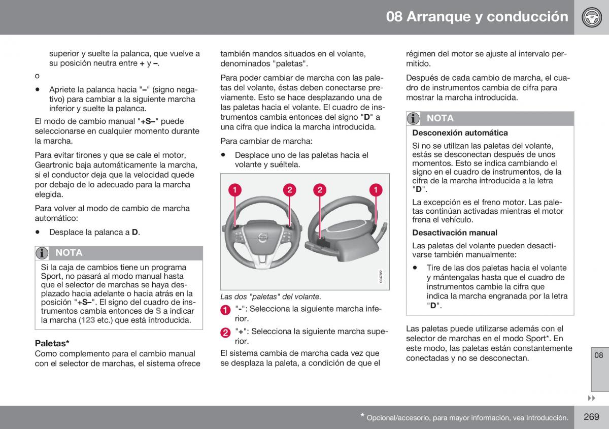 Volvo XC60 I 1 FL manual del propietario / page 271