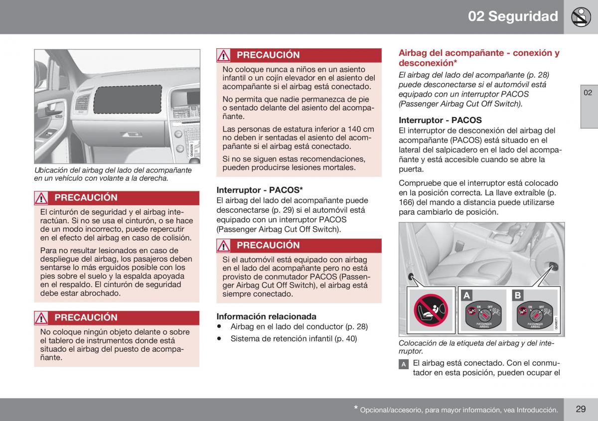 Volvo XC60 I 1 FL manual del propietario / page 31