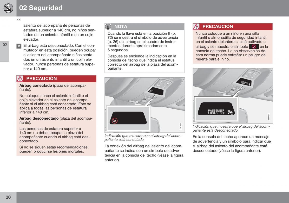 Volvo XC60 I 1 FL manual del propietario / page 32