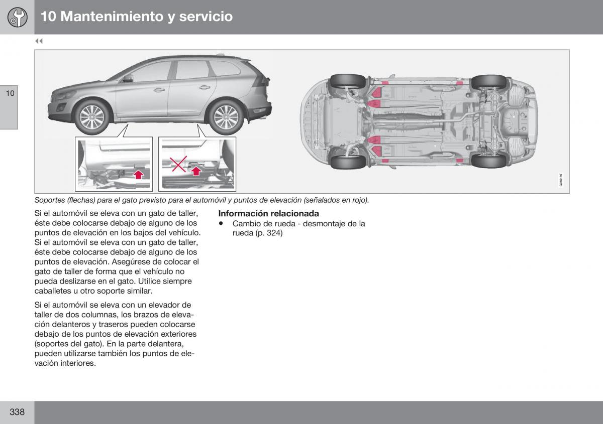 Volvo XC60 I 1 FL manual del propietario / page 340