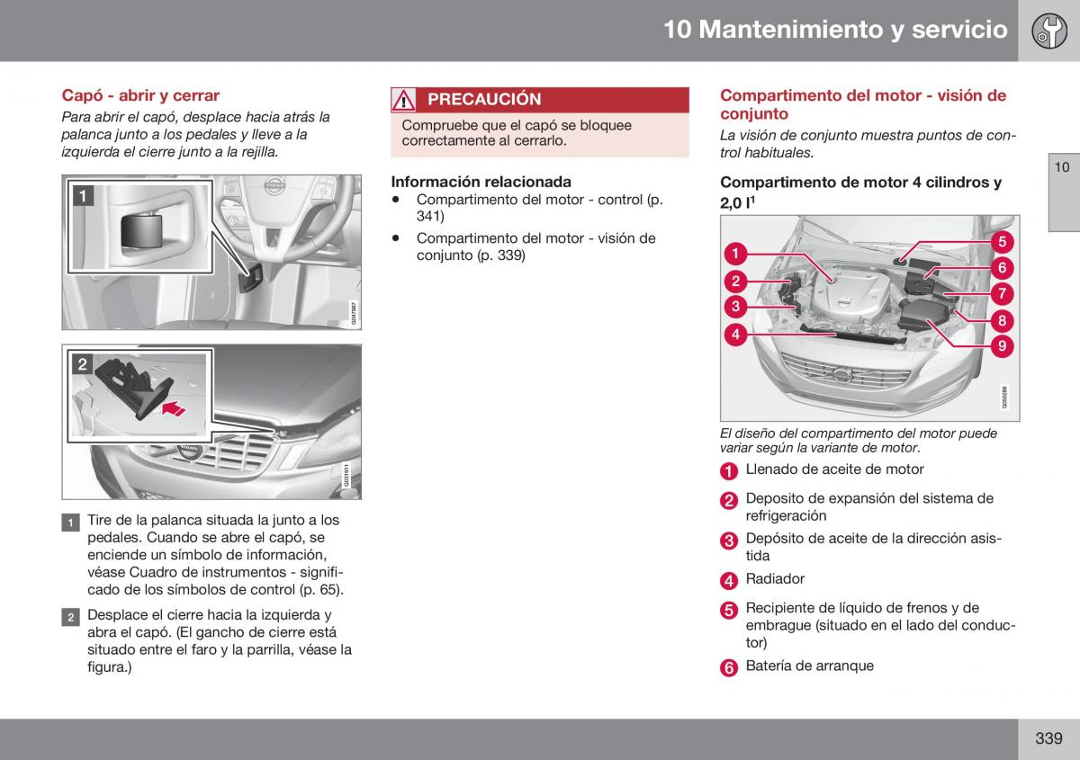 Volvo XC60 I 1 FL manual del propietario / page 341