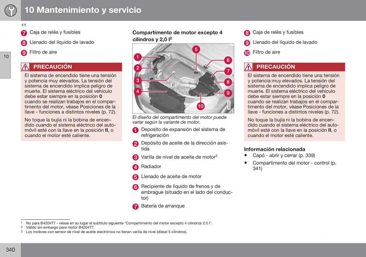 Volvo XC60 I 1 FL manual del propietario / page 342