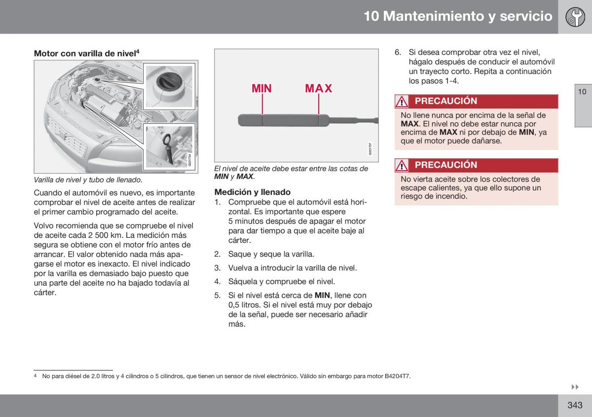 Volvo XC60 I 1 FL manual del propietario / page 345