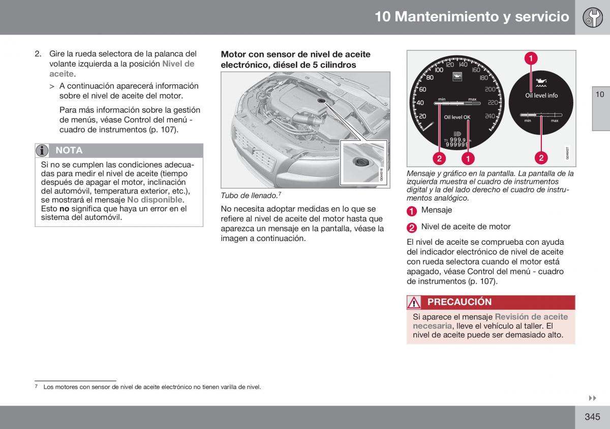 Volvo XC60 I 1 FL manual del propietario / page 347