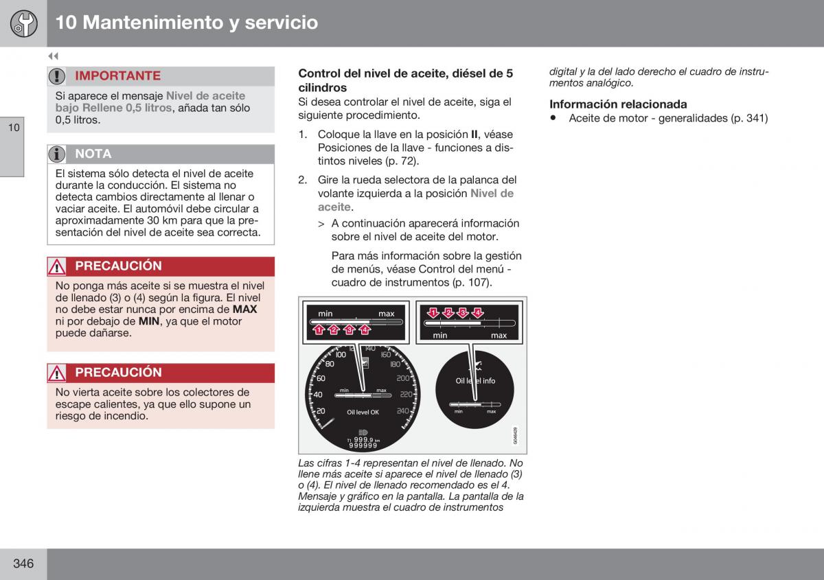 Volvo XC60 I 1 FL manual del propietario / page 348