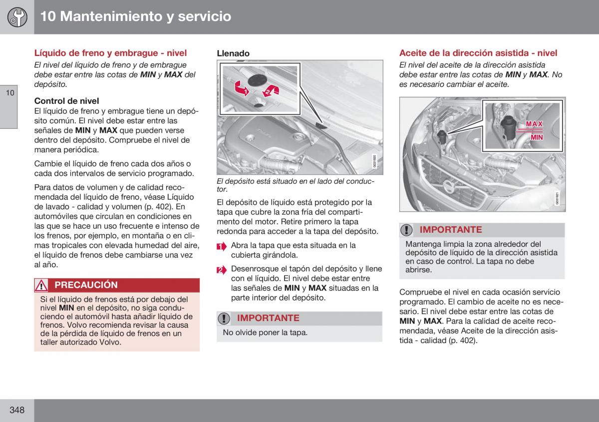 Volvo XC60 I 1 FL manual del propietario / page 350