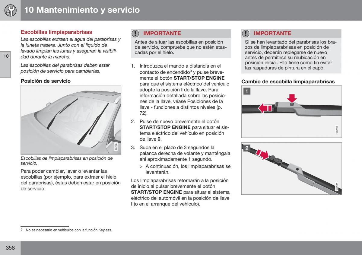 Volvo XC60 I 1 FL manual del propietario / page 360