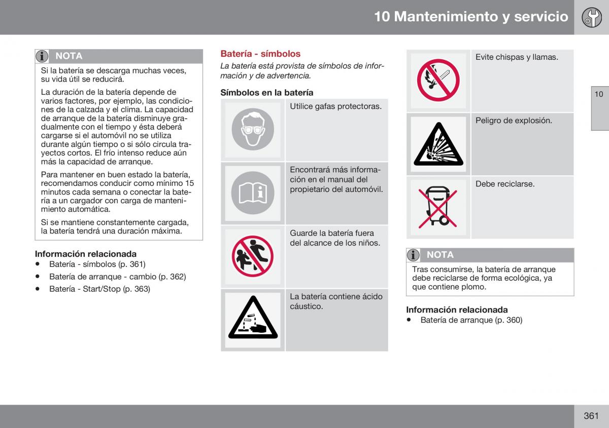 Volvo XC60 I 1 FL manual del propietario / page 363