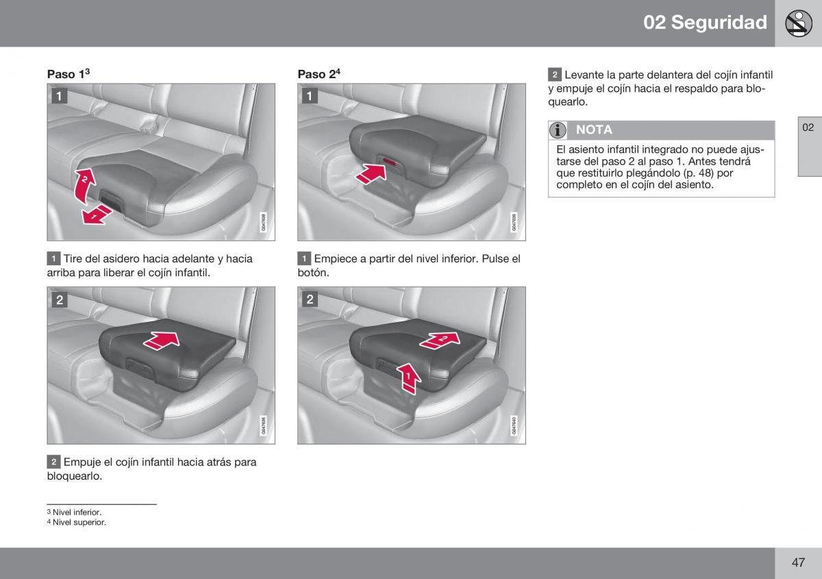 Volvo XC60 I 1 FL manual del propietario / page 49