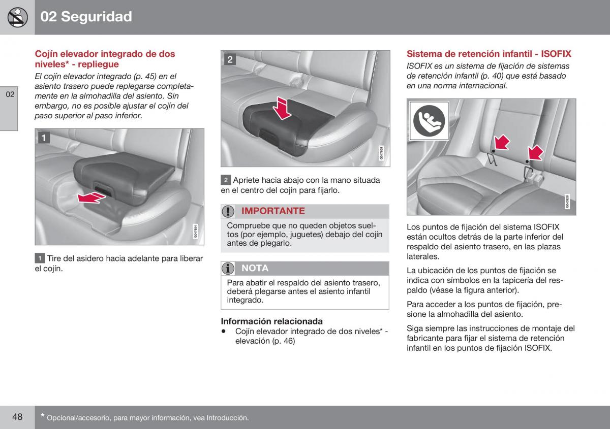 Volvo XC60 I 1 FL manual del propietario / page 50