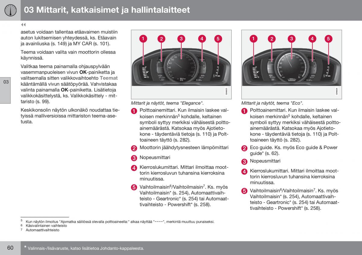 Volvo XC60 I 1 FL omistajan kasikirja / page 62