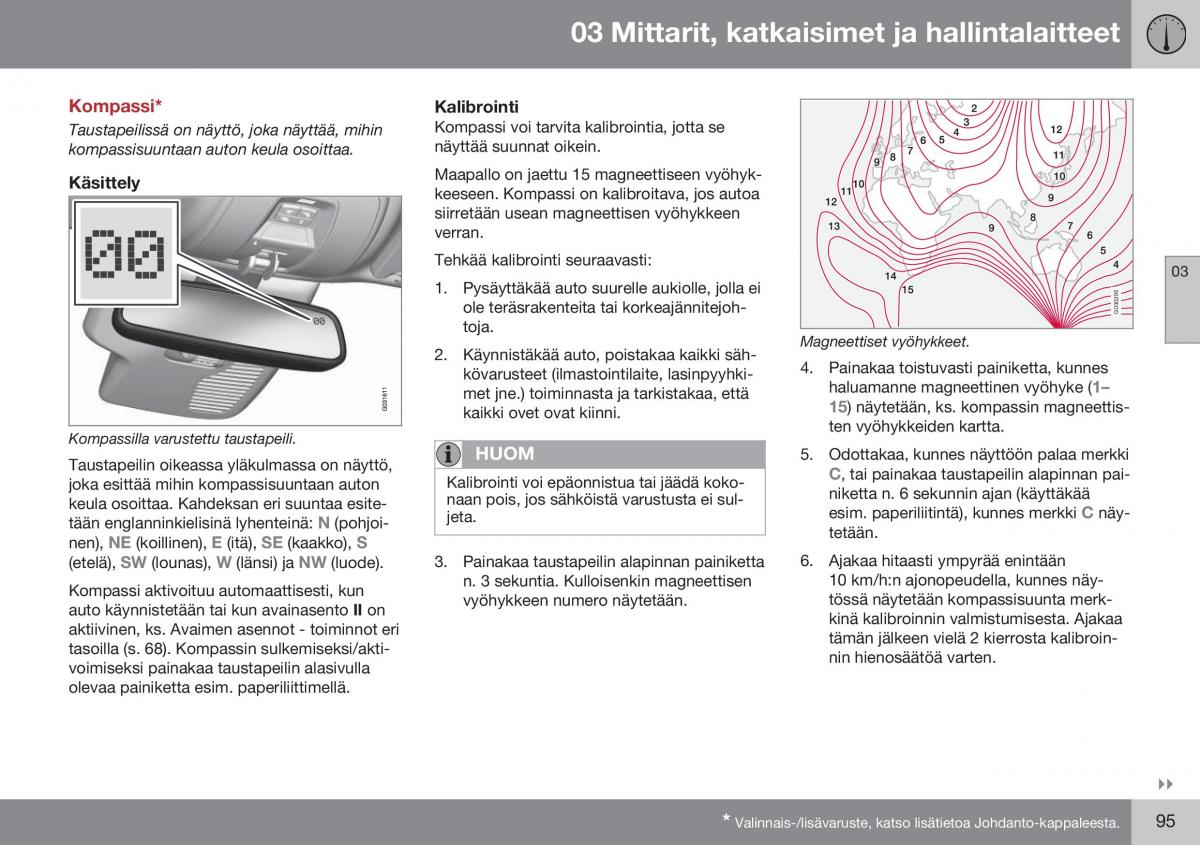 Volvo XC60 I 1 FL omistajan kasikirja / page 97