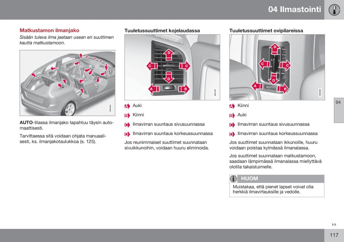 Volvo XC60 I 1 FL omistajan kasikirja / page 119