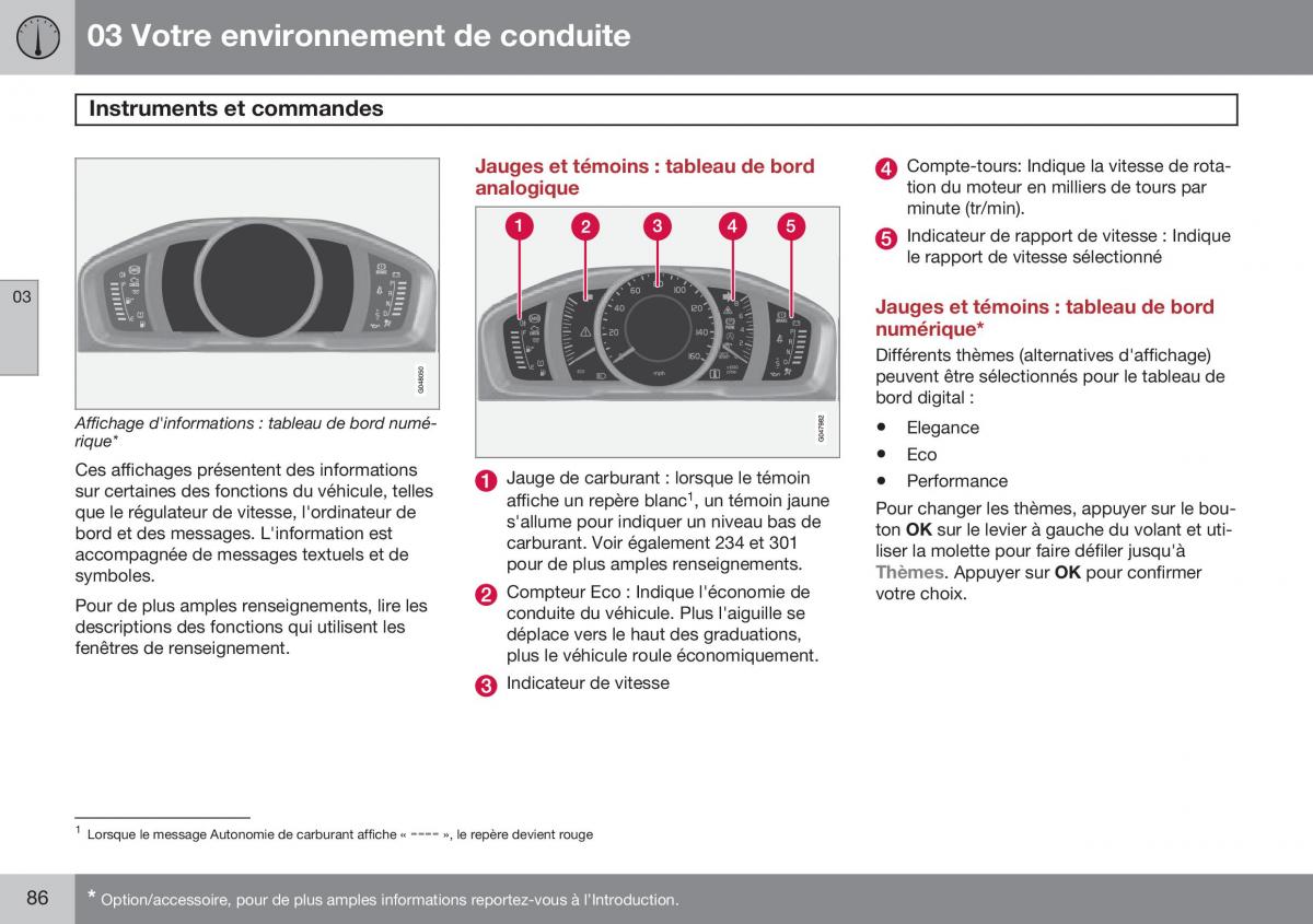 Volvo XC60 I 1 FL manuel du proprietaire / page 88