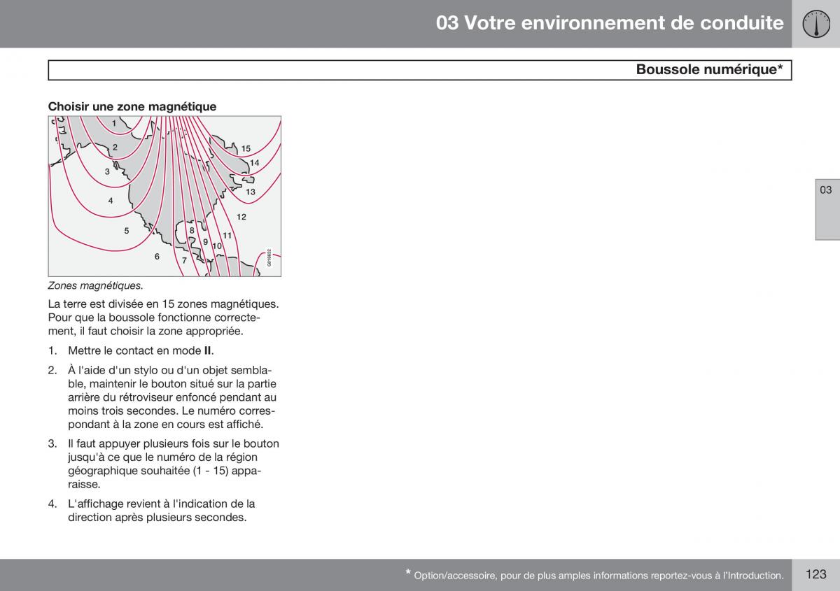 Volvo XC60 I 1 FL manuel du proprietaire / page 125