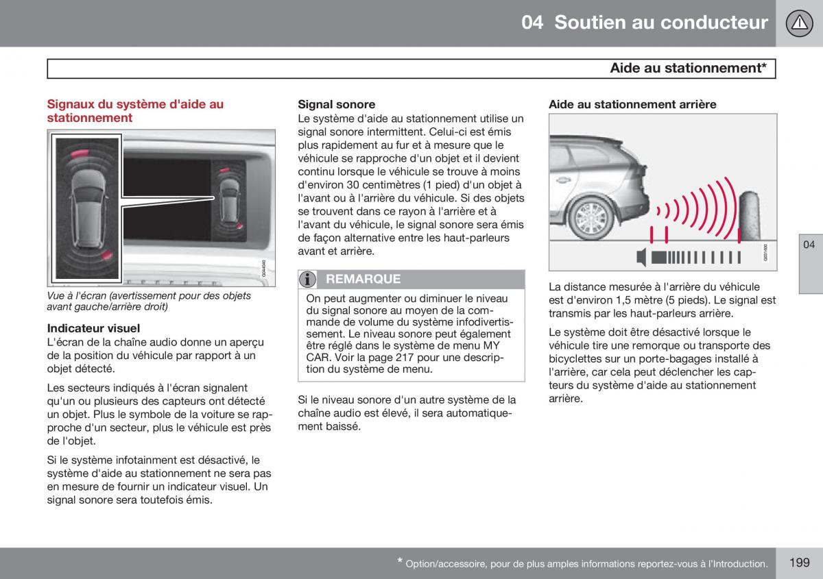 Volvo XC60 I 1 FL manuel du proprietaire / page 201