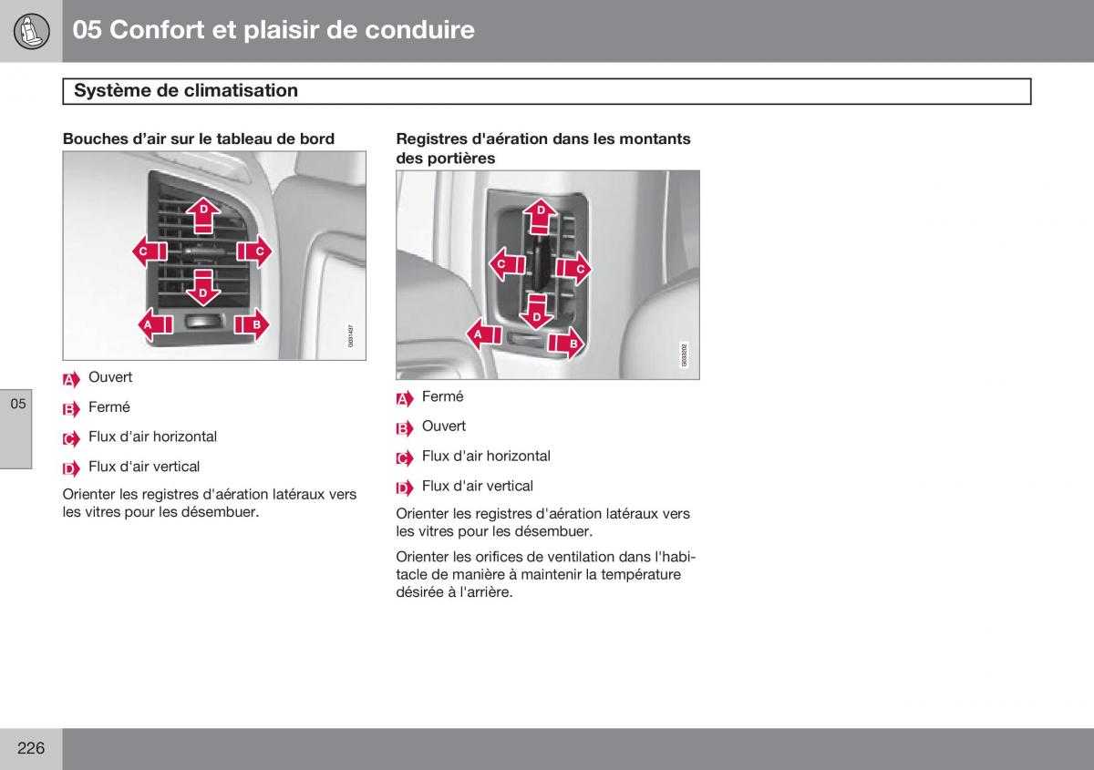 Volvo XC60 I 1 FL manuel du proprietaire / page 228