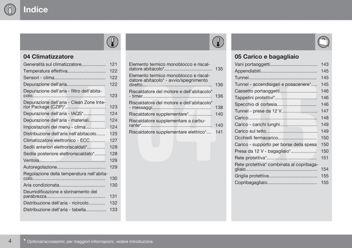 Volvo XC60 I 1 FL manuale del proprietario / page 6