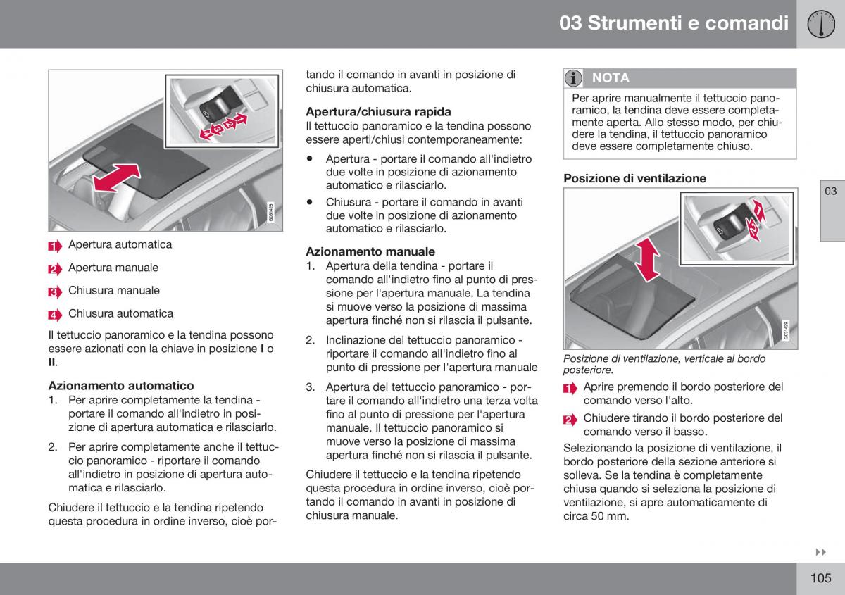 Volvo XC60 I 1 FL manuale del proprietario / page 107