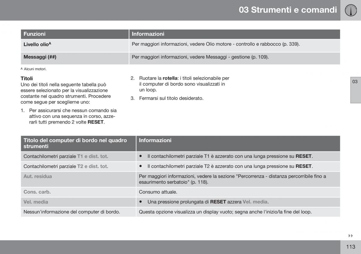 Volvo XC60 I 1 FL manuale del proprietario / page 115