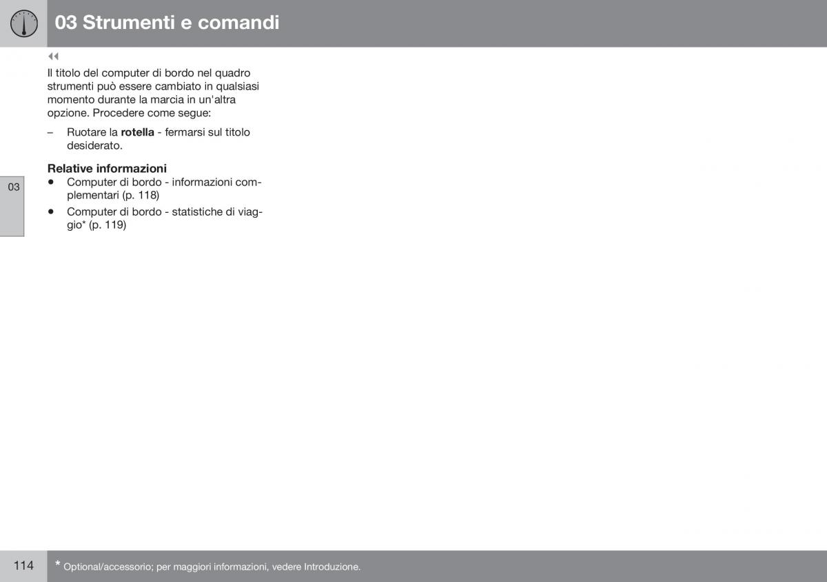 Volvo XC60 I 1 FL manuale del proprietario / page 116