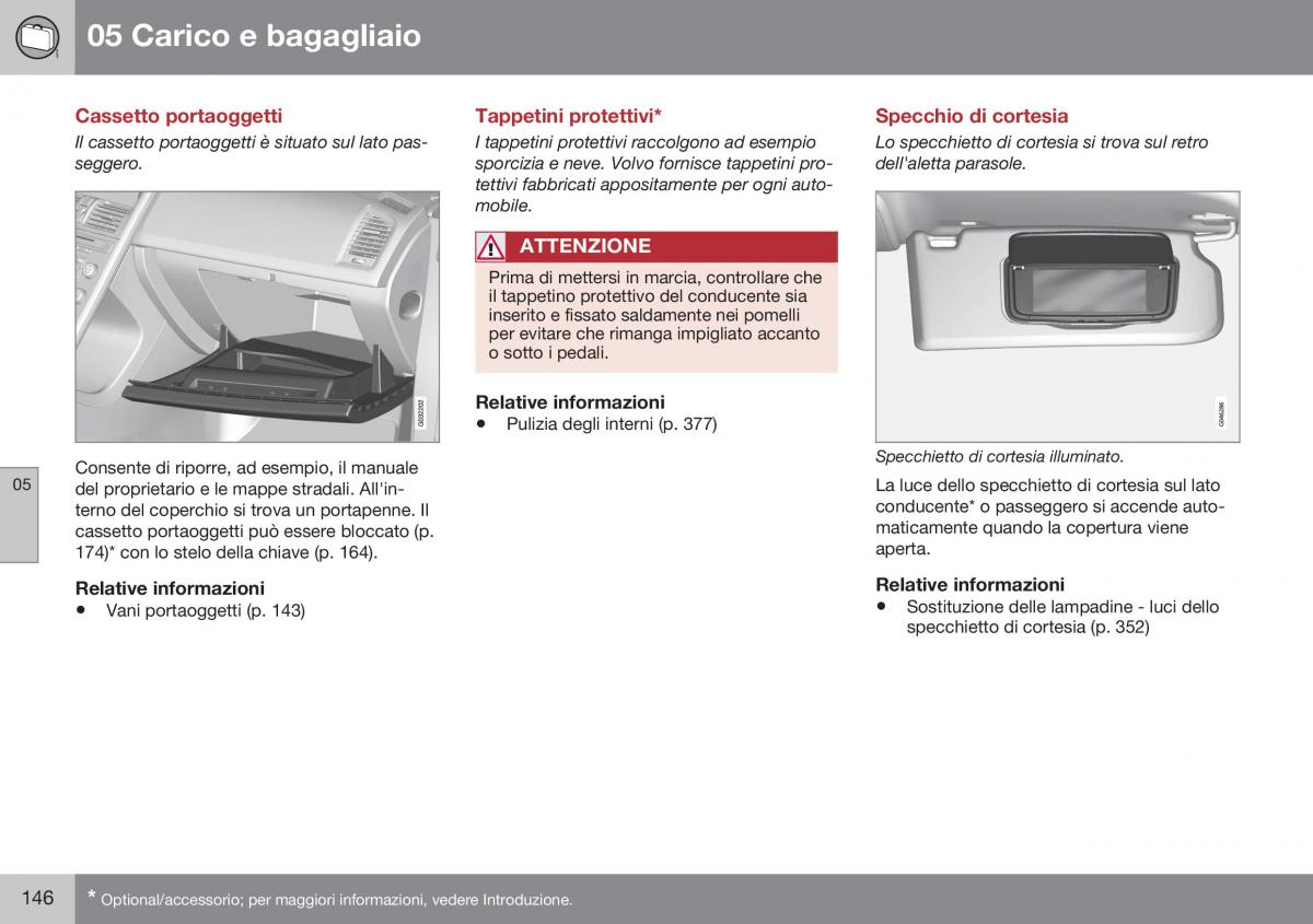 Volvo XC60 I 1 FL manuale del proprietario / page 148