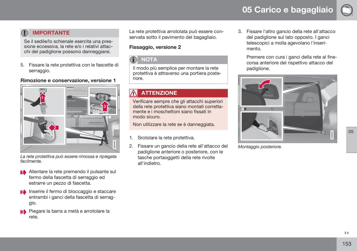 Volvo XC60 I 1 FL manuale del proprietario / page 155