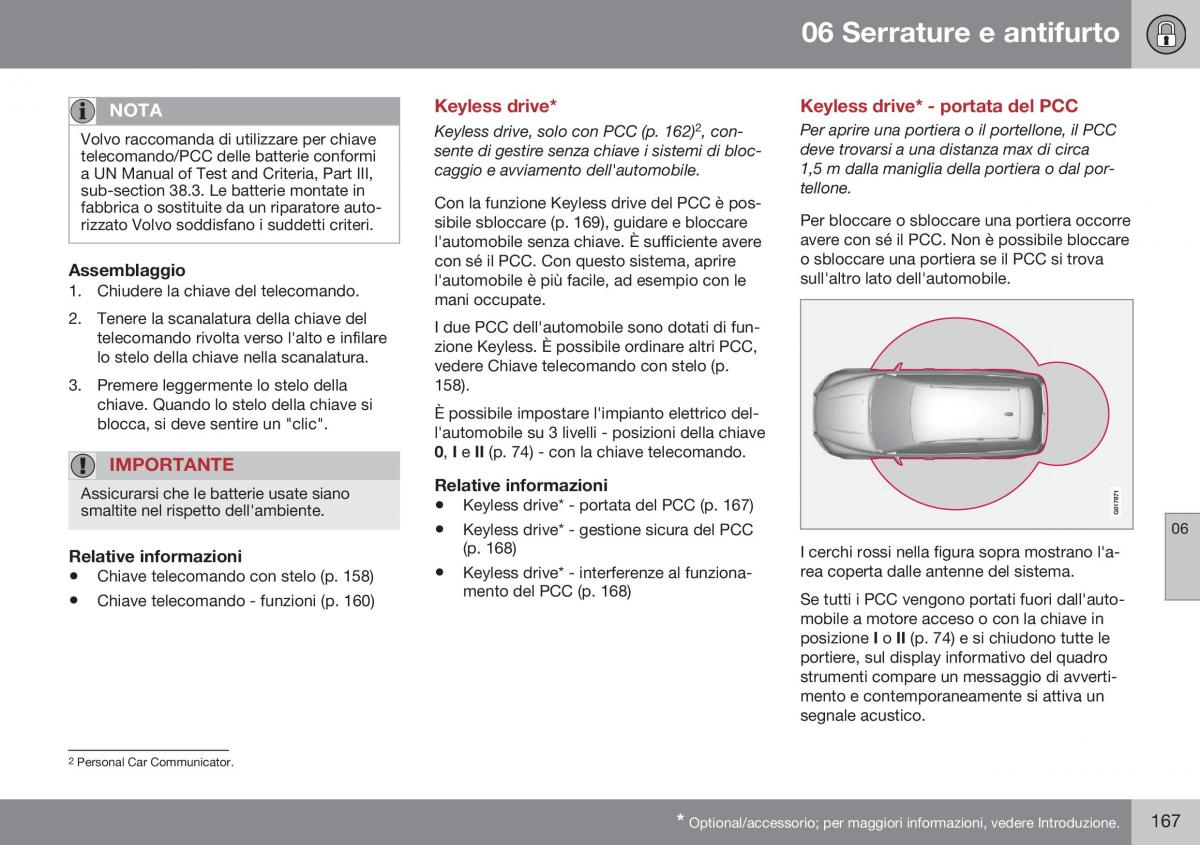 Volvo XC60 I 1 FL manuale del proprietario / page 169