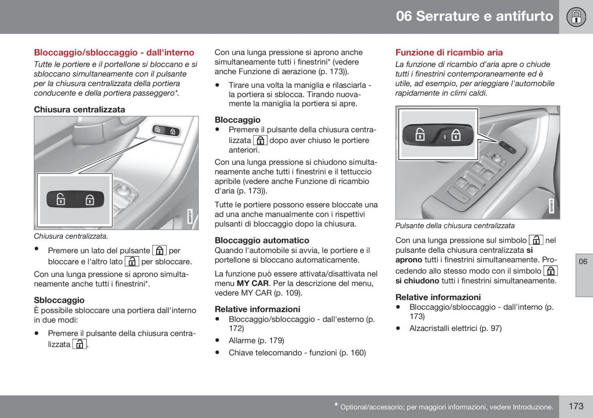 Volvo XC60 I 1 FL manuale del proprietario / page 175