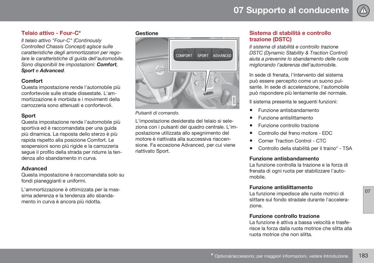 Volvo XC60 I 1 FL manuale del proprietario / page 185