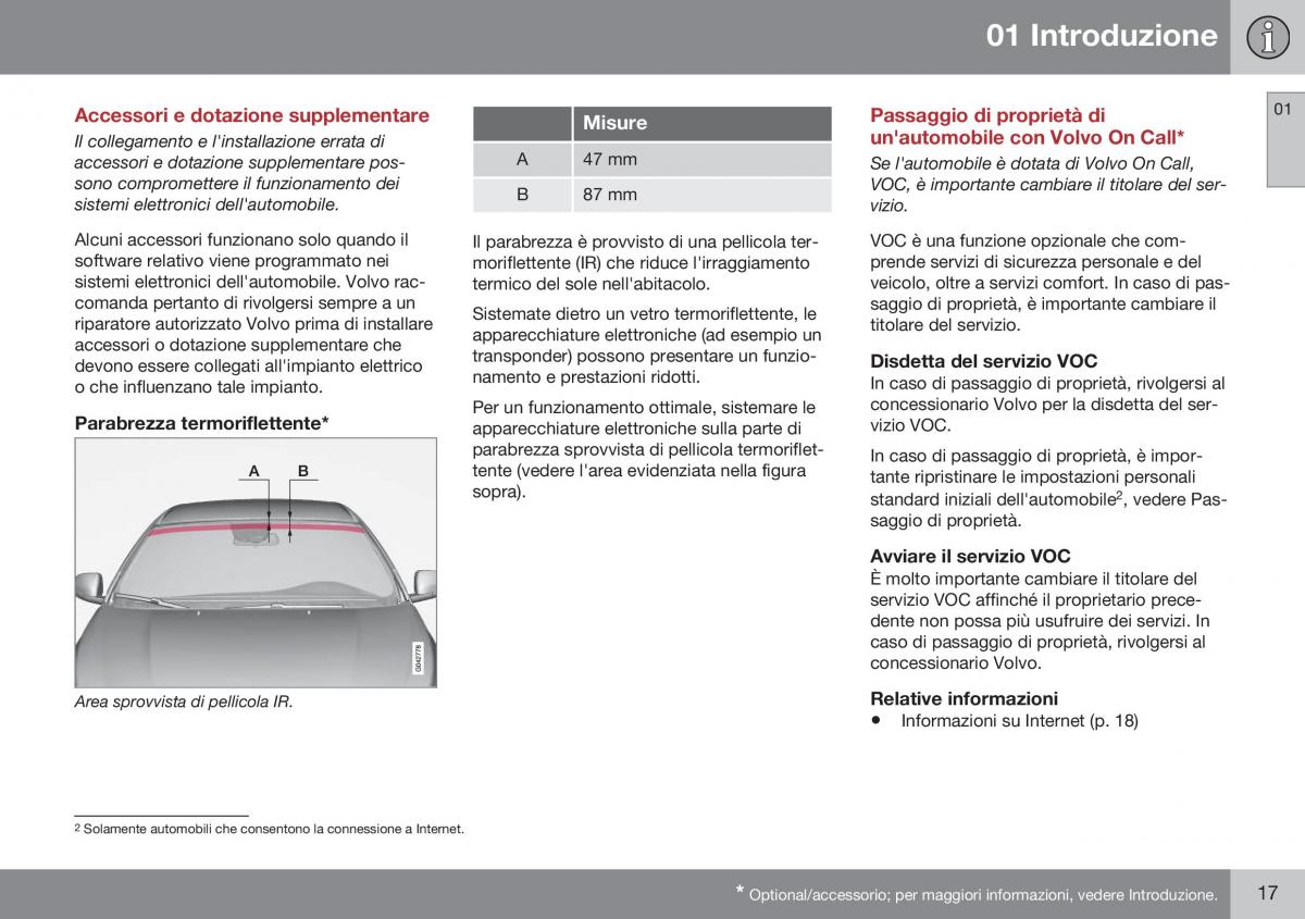 Volvo XC60 I 1 FL manuale del proprietario / page 19