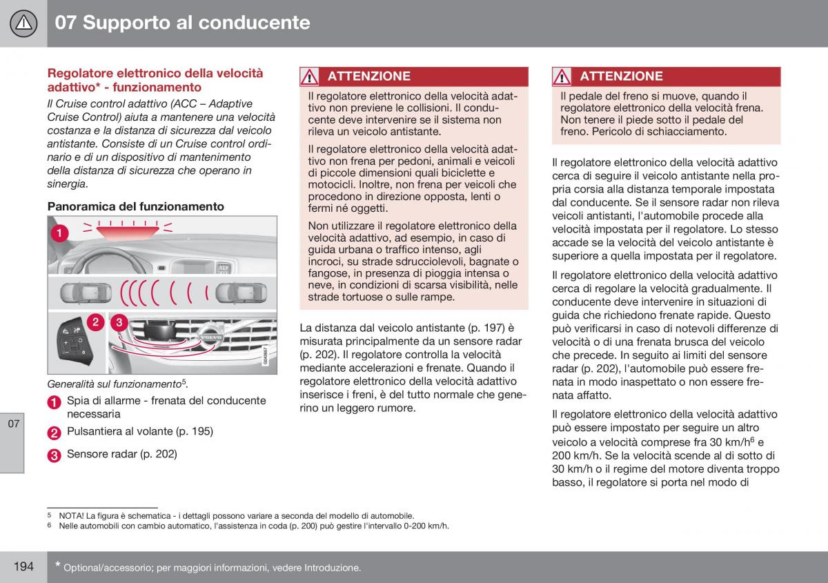 Volvo XC60 I 1 FL manuale del proprietario / page 196