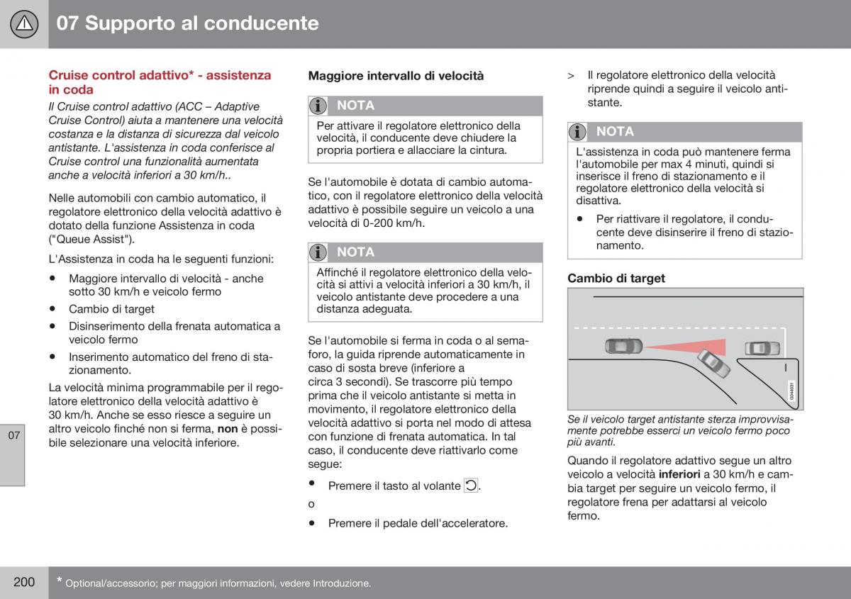 Volvo XC60 I 1 FL manuale del proprietario / page 202