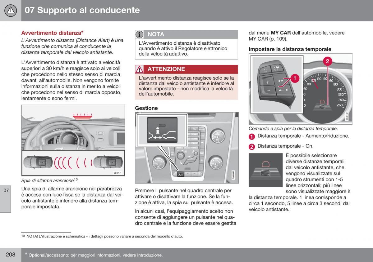 Volvo XC60 I 1 FL manuale del proprietario / page 210