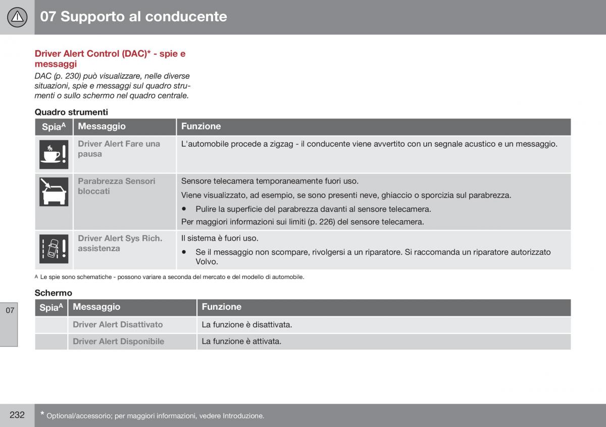 Volvo XC60 I 1 FL manuale del proprietario / page 234