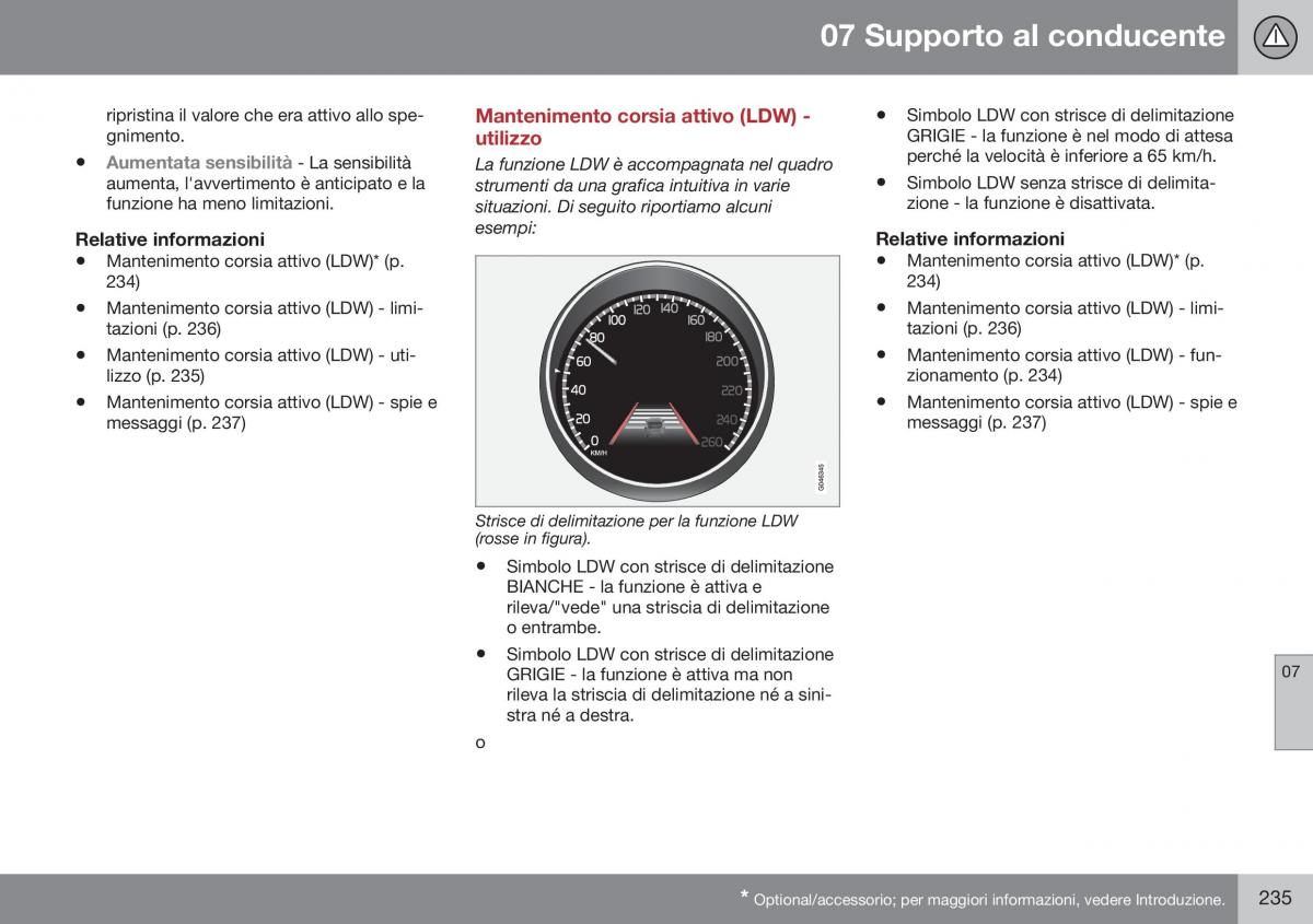 Volvo XC60 I 1 FL manuale del proprietario / page 237