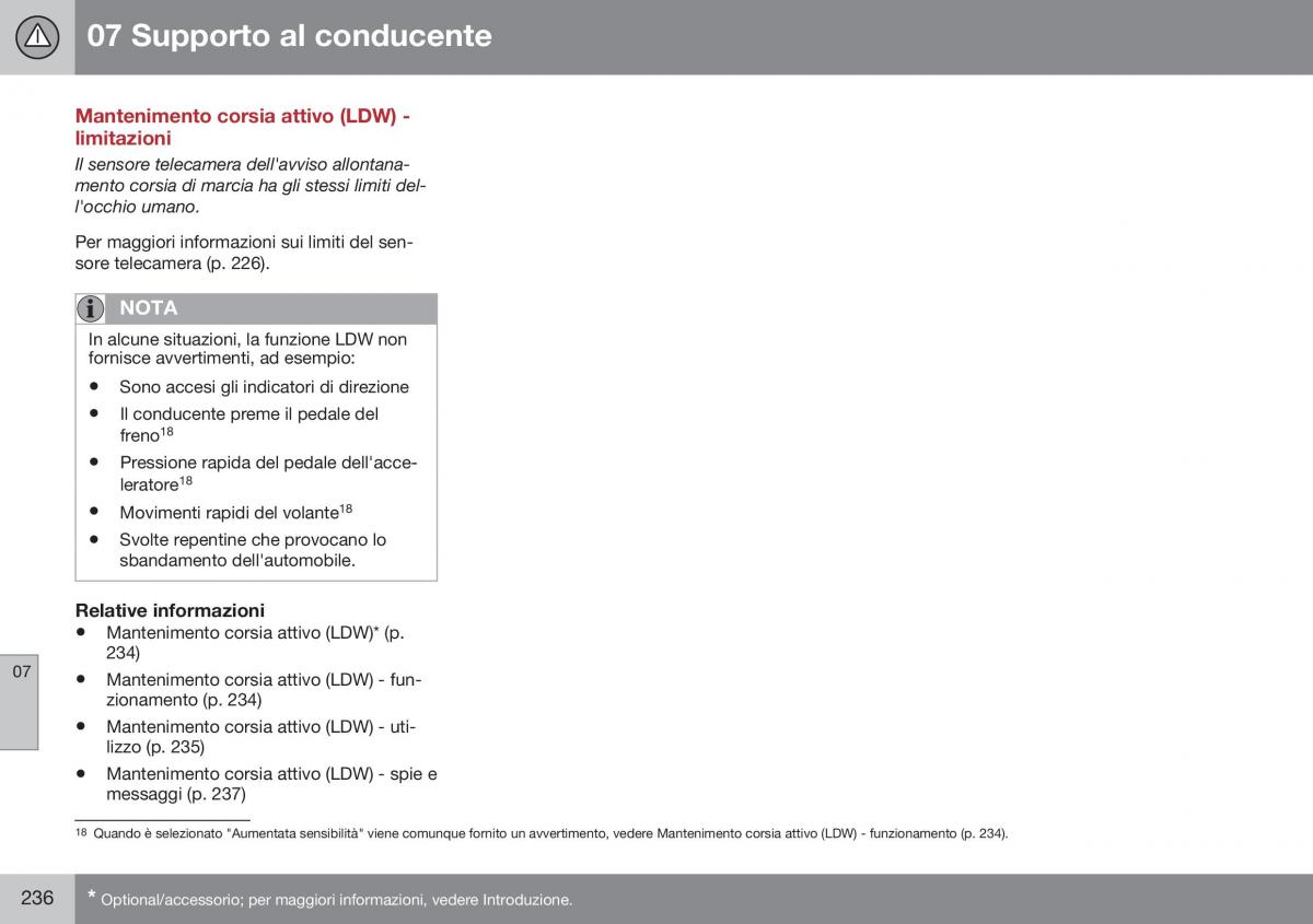 Volvo XC60 I 1 FL manuale del proprietario / page 238