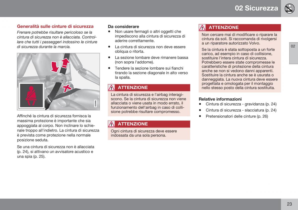 Volvo XC60 I 1 FL manuale del proprietario / page 25