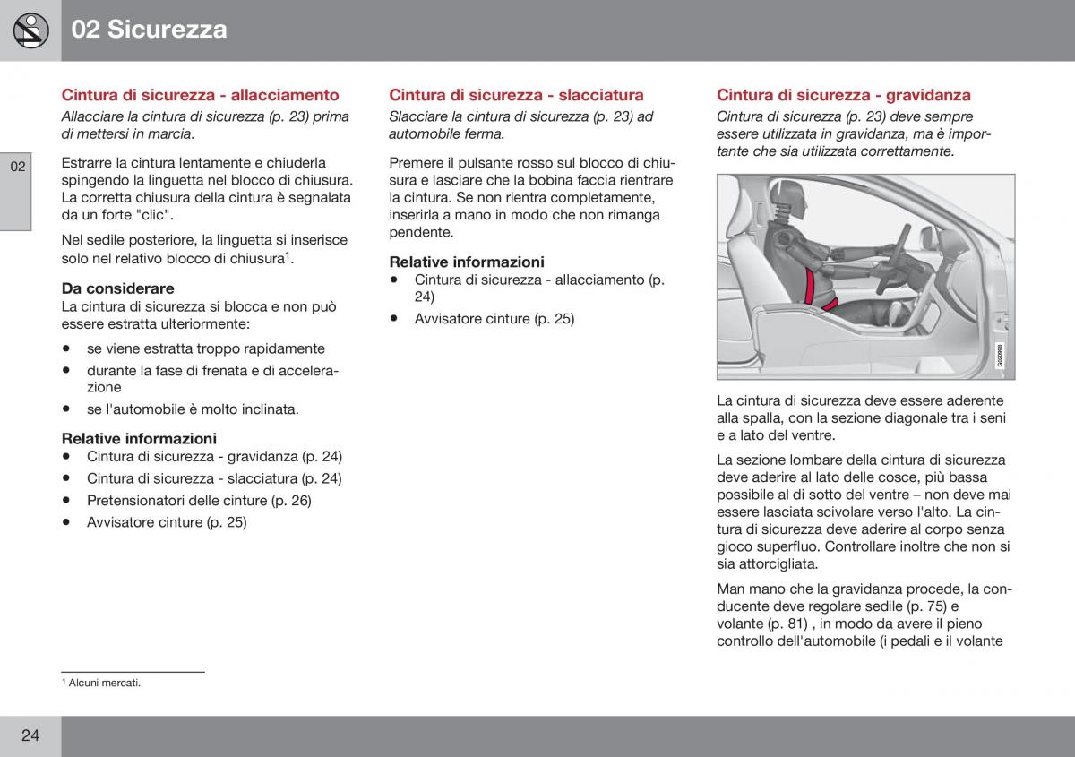 Volvo XC60 I 1 FL manuale del proprietario / page 26