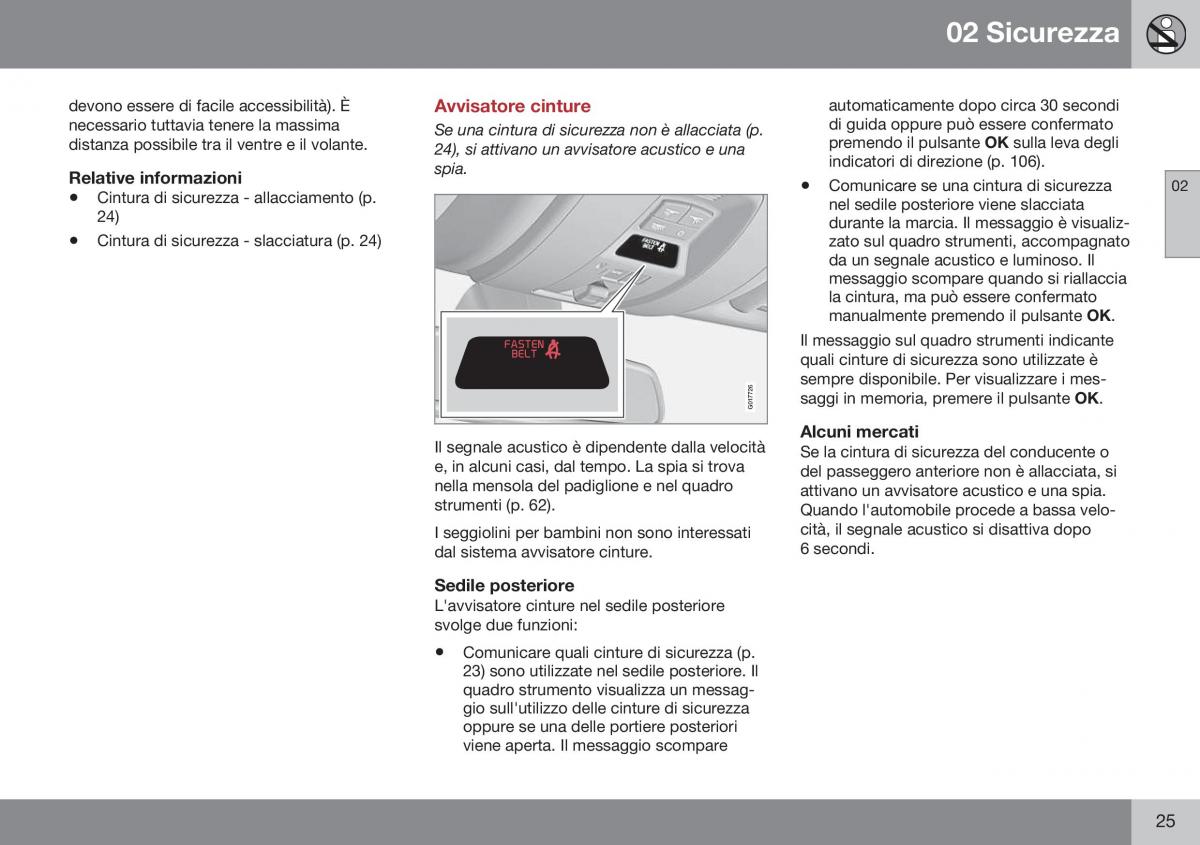 Volvo XC60 I 1 FL manuale del proprietario / page 27