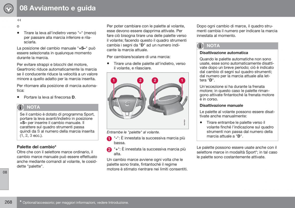 Volvo XC60 I 1 FL manuale del proprietario / page 270