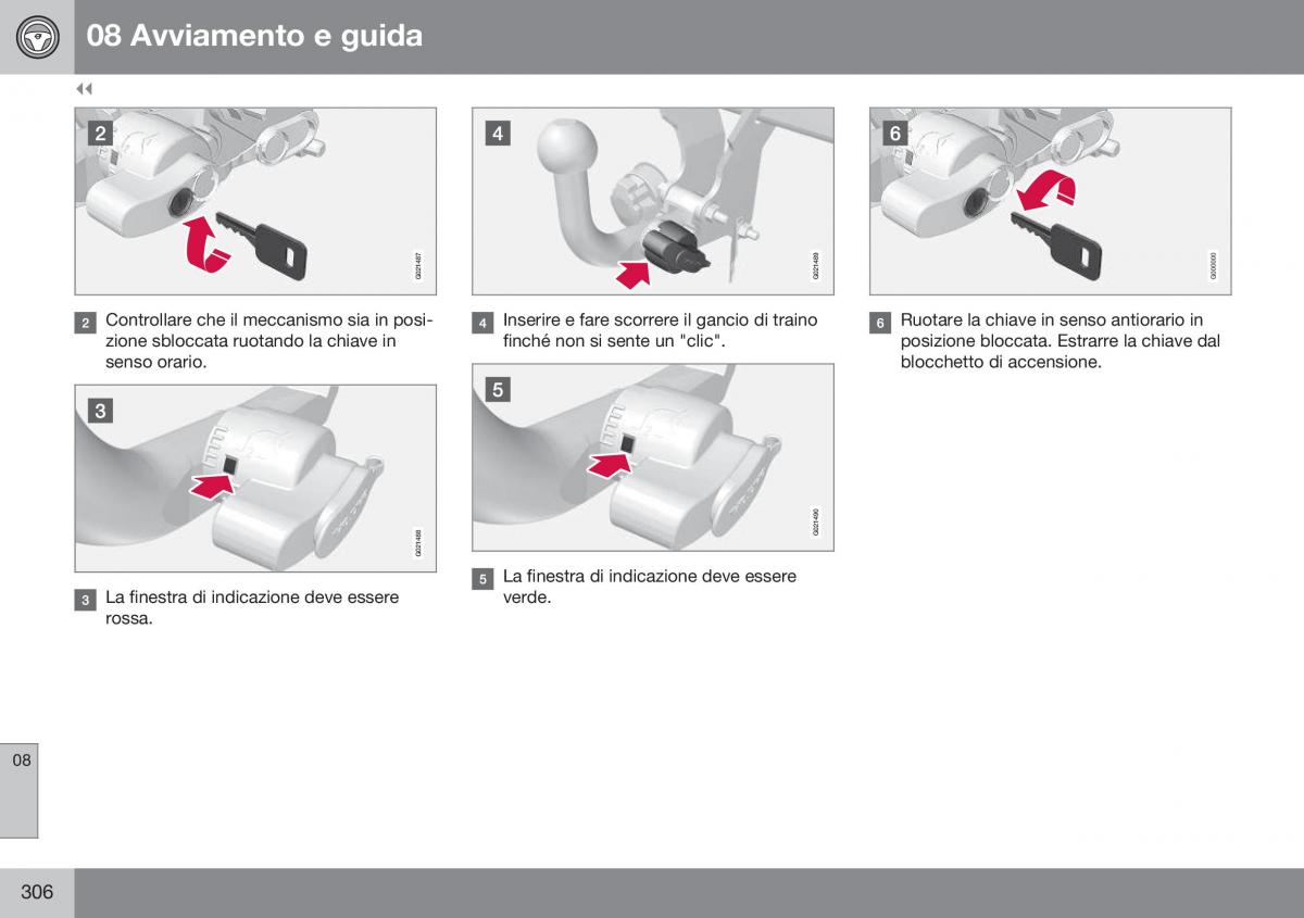 Volvo XC60 I 1 FL manuale del proprietario / page 308