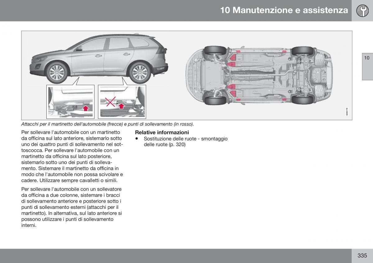 Volvo XC60 I 1 FL manuale del proprietario / page 337