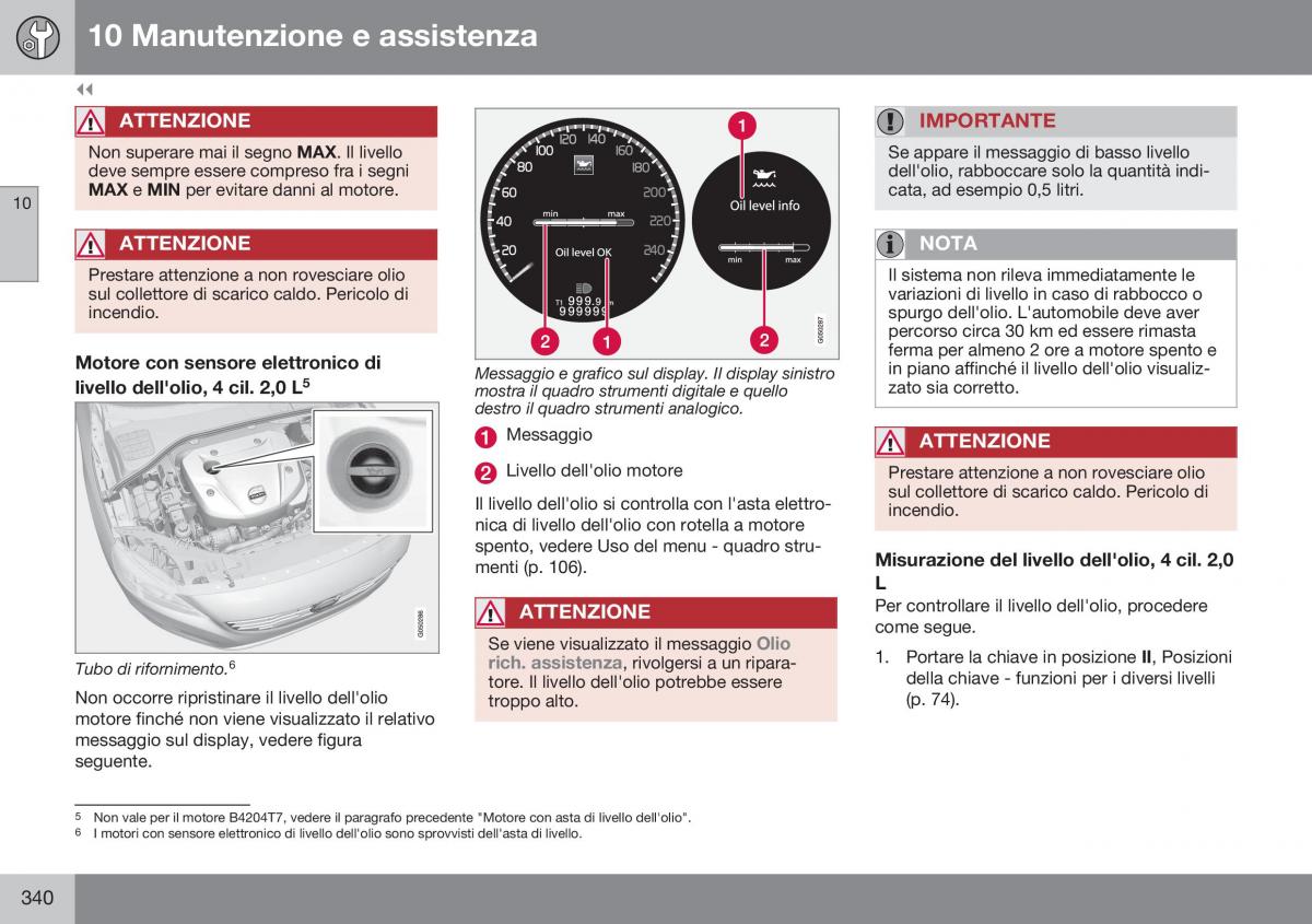 Volvo XC60 I 1 FL manuale del proprietario / page 342