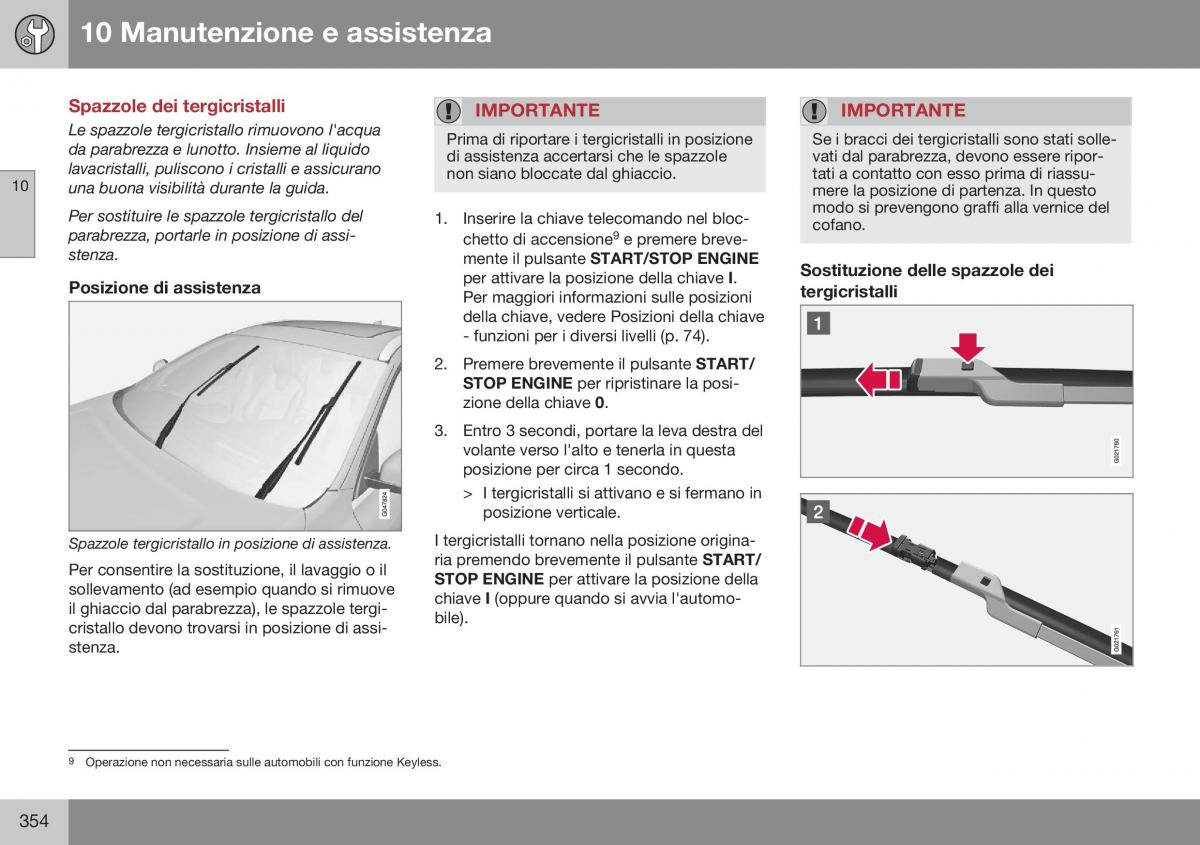 Volvo XC60 I 1 FL manuale del proprietario / page 356